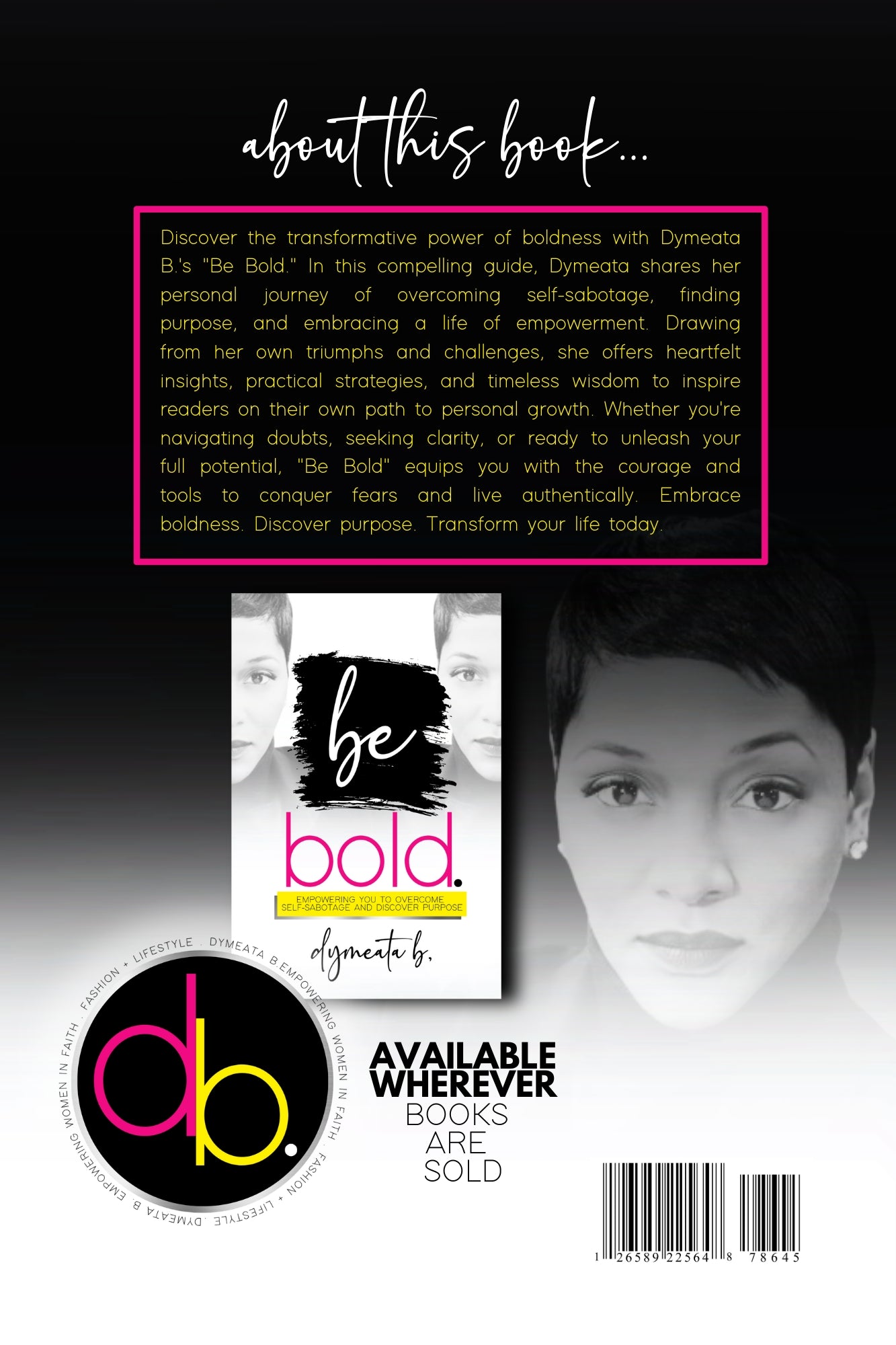 Be Bold Pre-Order The Paperback